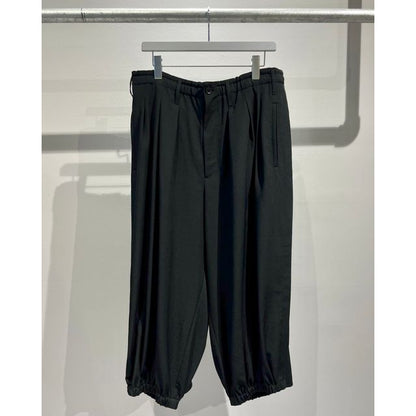 Ground Y WOOL GABARDINE CROW PANTS