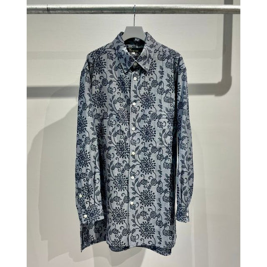 Y's for men INDIGO JACQUARD SHIRT