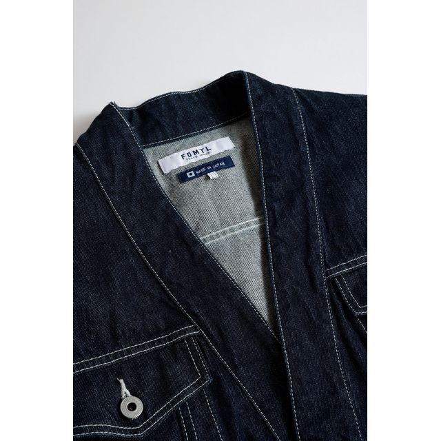 FDMTL DENIM HAORI JACKET RINSE