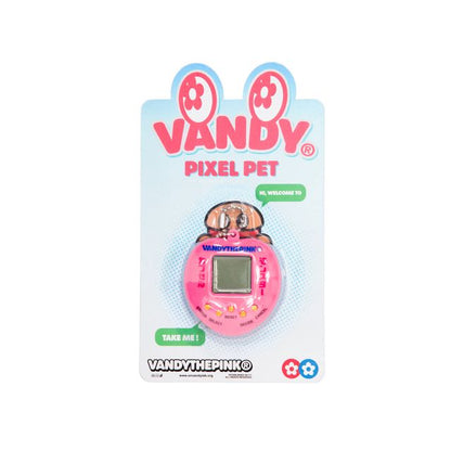 VANDY THE PINK PIXEL PET KEYCHAIN