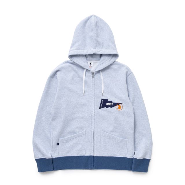 RATS TRIM ZIP HOODIE