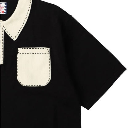 SON OF THE CHEESE  Hand Stitch Polo Knit